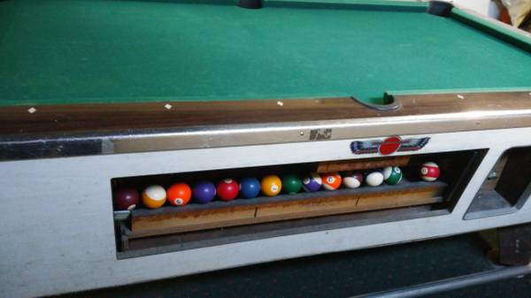 regulation size pool table