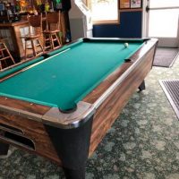 Pool Table With Functioning Coin Operation (SOLD)