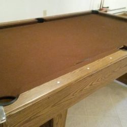 8' pool table & extras